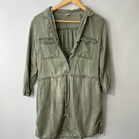 Button-Up Tunic Dress - Picture 1 of 4